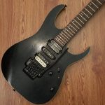 Ibanez RG370ZB WK Weathered Black Upgrade Dimarzio Tonezone DP155 Tahun 2015 Made in Indonesia - Image 2