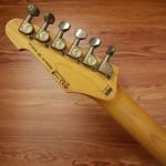 LTD by ESP GL-256 George Lynch Signature Distressed in 2 Tone Sunburst Tahun 2017 Made in Indonesia - Image 3