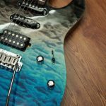 Soloking MT-1 Custom 22 HSS Quilt in Ocean Storm Double Wipeout - Image 9