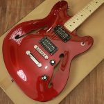 Squier Affinity Series Starcaster with Maple FB in Candy Apple Red - Image 2
