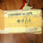 Squier Standard Series Stratocaster Cherry Sunburst Uprade Stainless Fret Edge - Image 3