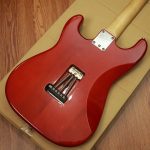 Squier Standard Series Stratocaster Cherry Sunburst Uprade Stainless Fret Edge - Image 6